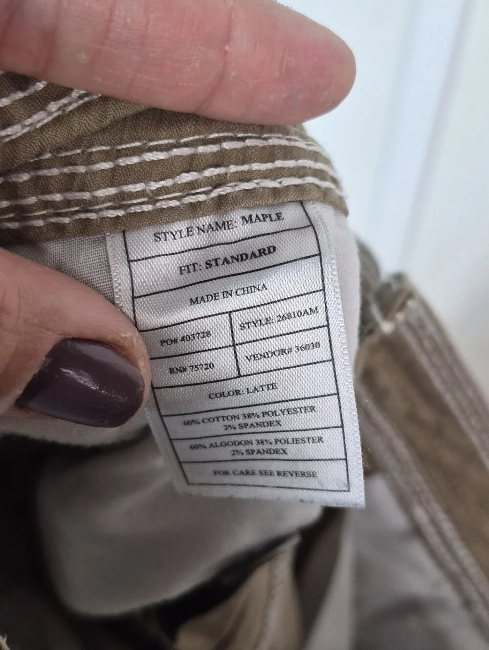 BKE Men's Standard Fit Shorts Tan Size 30 Waist
